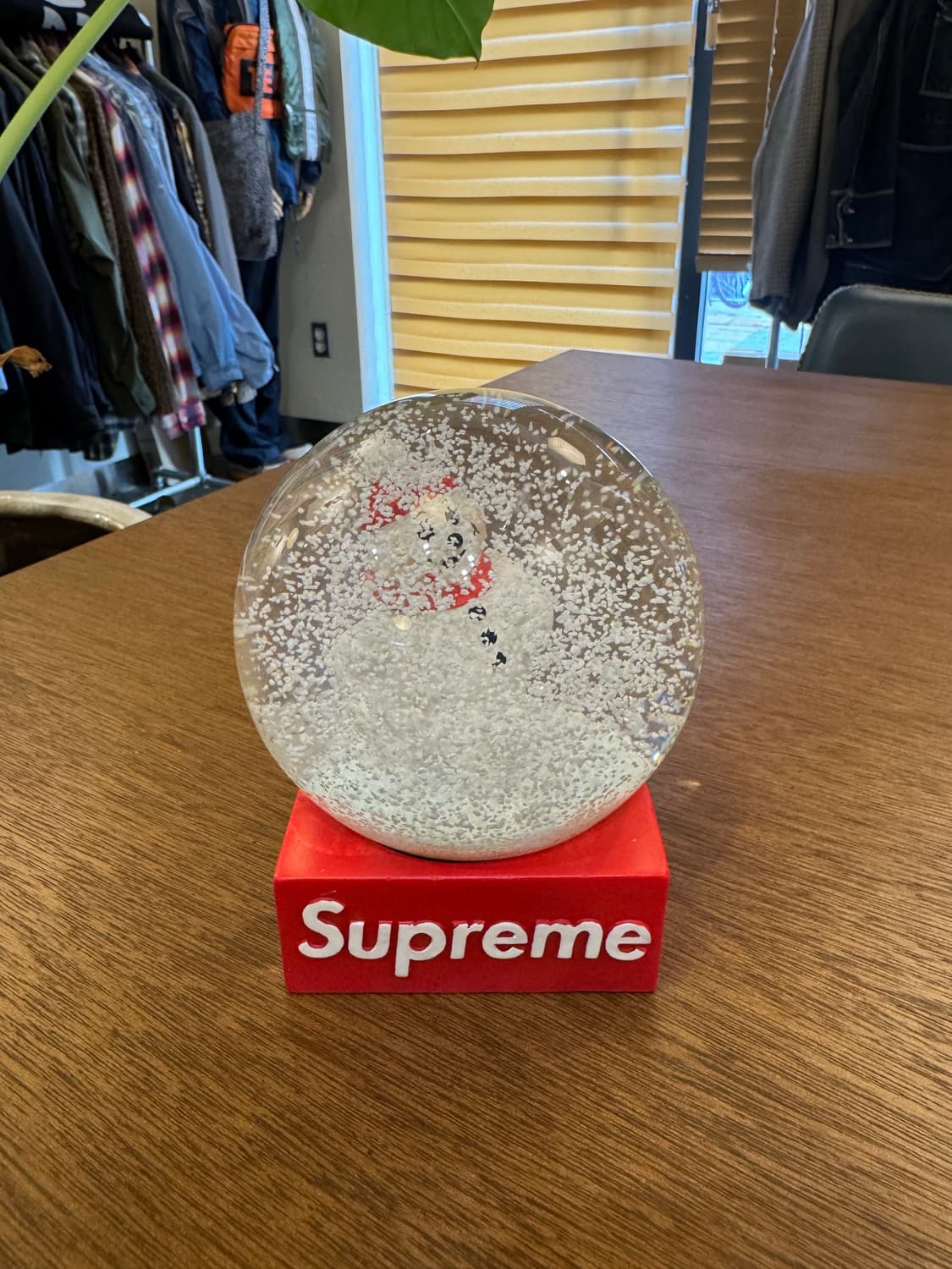 [OS] 슈프림 스노우맨 스노우글로브 레드 상품이미지1