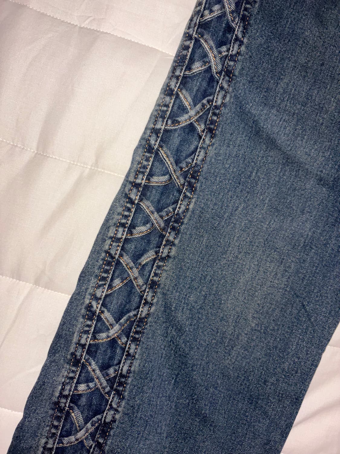 와투케 y2k 로우라이즈 청바지  상품이미지4