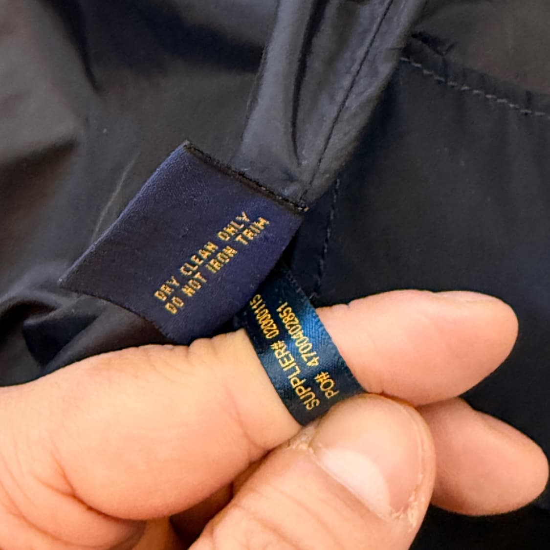 폴로 랄프로렌 M 65 필드 자켓 베이스 라이트 화이트 덕다운 충전재 상품이미지9