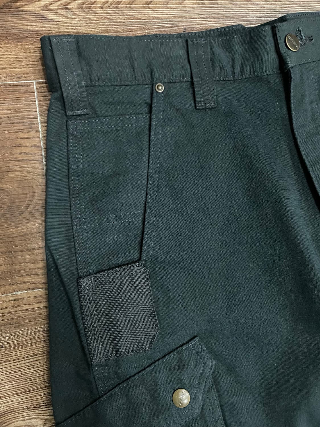 칼하트 립스탑 카고 워크 쇼츠 블랙 B357 상품이미지5