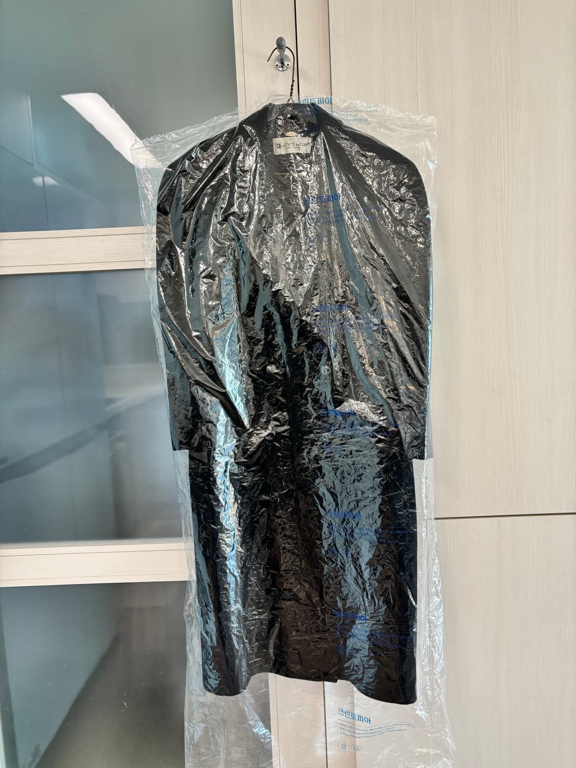 울100 검정 더블코트  상품이미지7