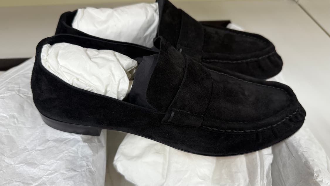 the row 25ss 모카신 스웨이드 셔링 로퍼 9.5 상품이미지3