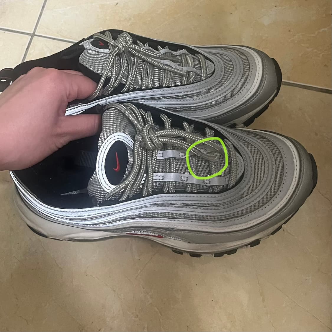 (공홈구매)  에어맥스 97 실버불렛 235 상품이미지2