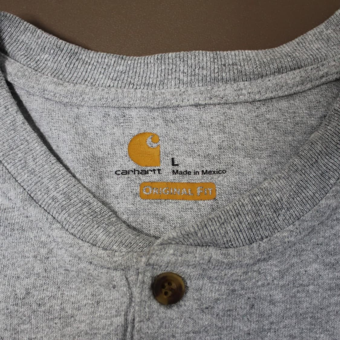 Carhartt 칼하트 헨리넥 그레이 반팔 P399 상품이미지3