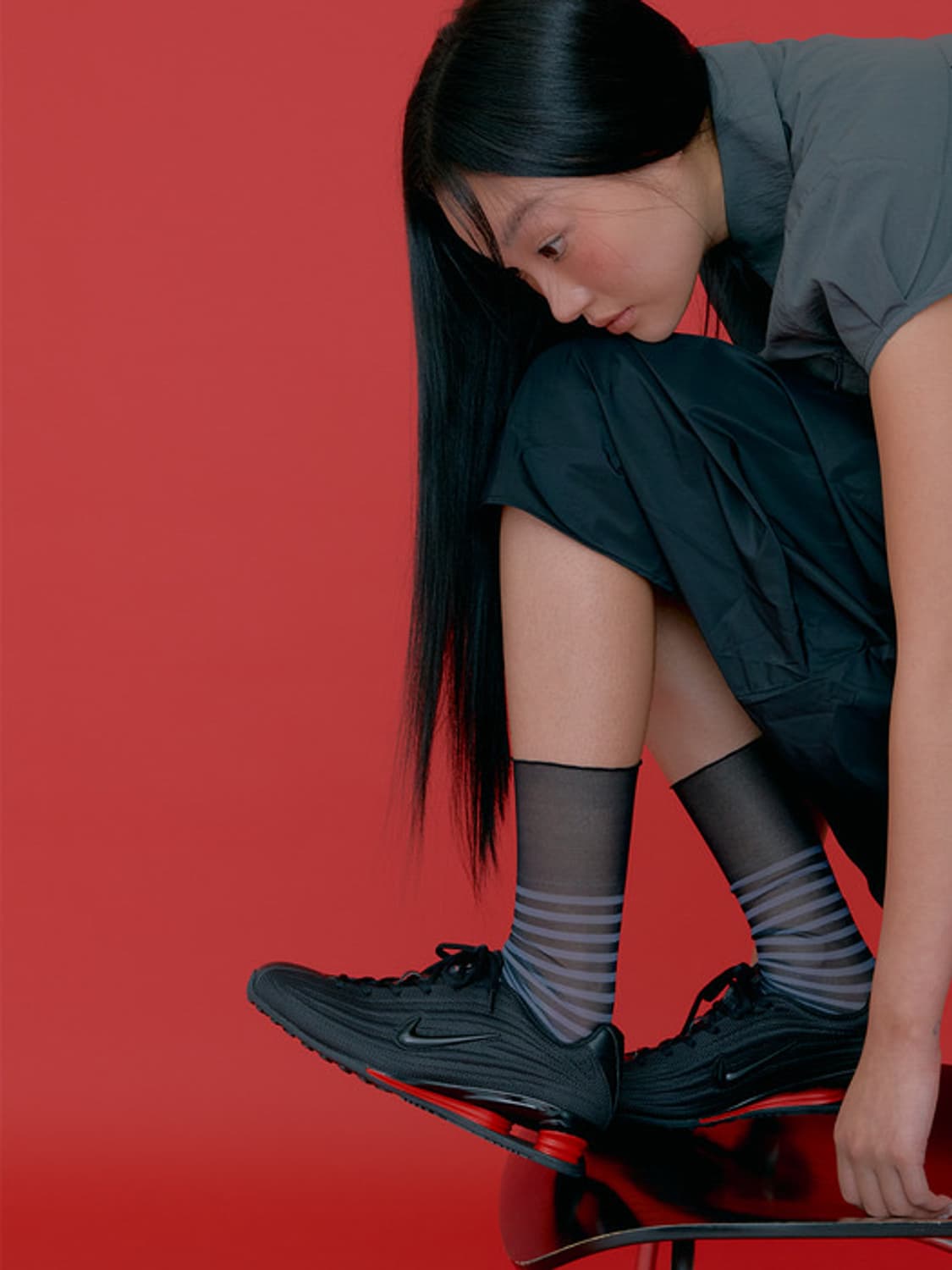 나이키 샥스 Z 레드 블랙 W280 상품이미지2