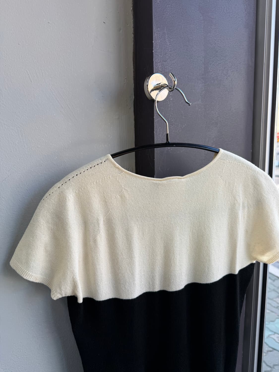 .40/ 샤넬 스티치 투톤 라운드 니트 상품이미지10