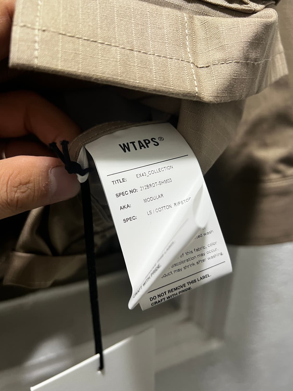 Wtaps 더블탭스 21fw 립스탑 셔츠 자켓 상품이미지6