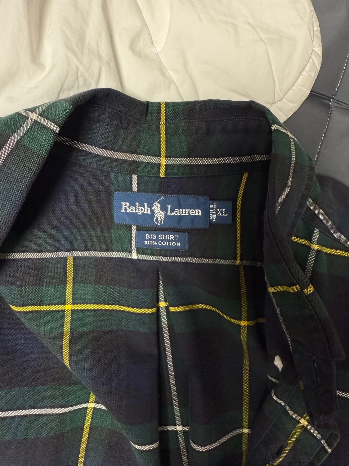 90s 폴로 랄프로렌 빅셔츠 big shirt xl 상품이미지2