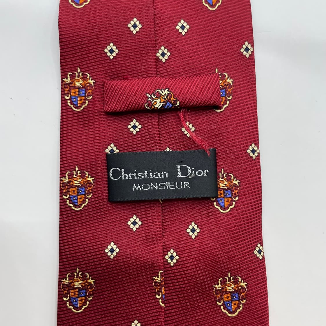 757) (Christian DIOR) 크리스찬 디올 패턴 넥타이 상품이미지5