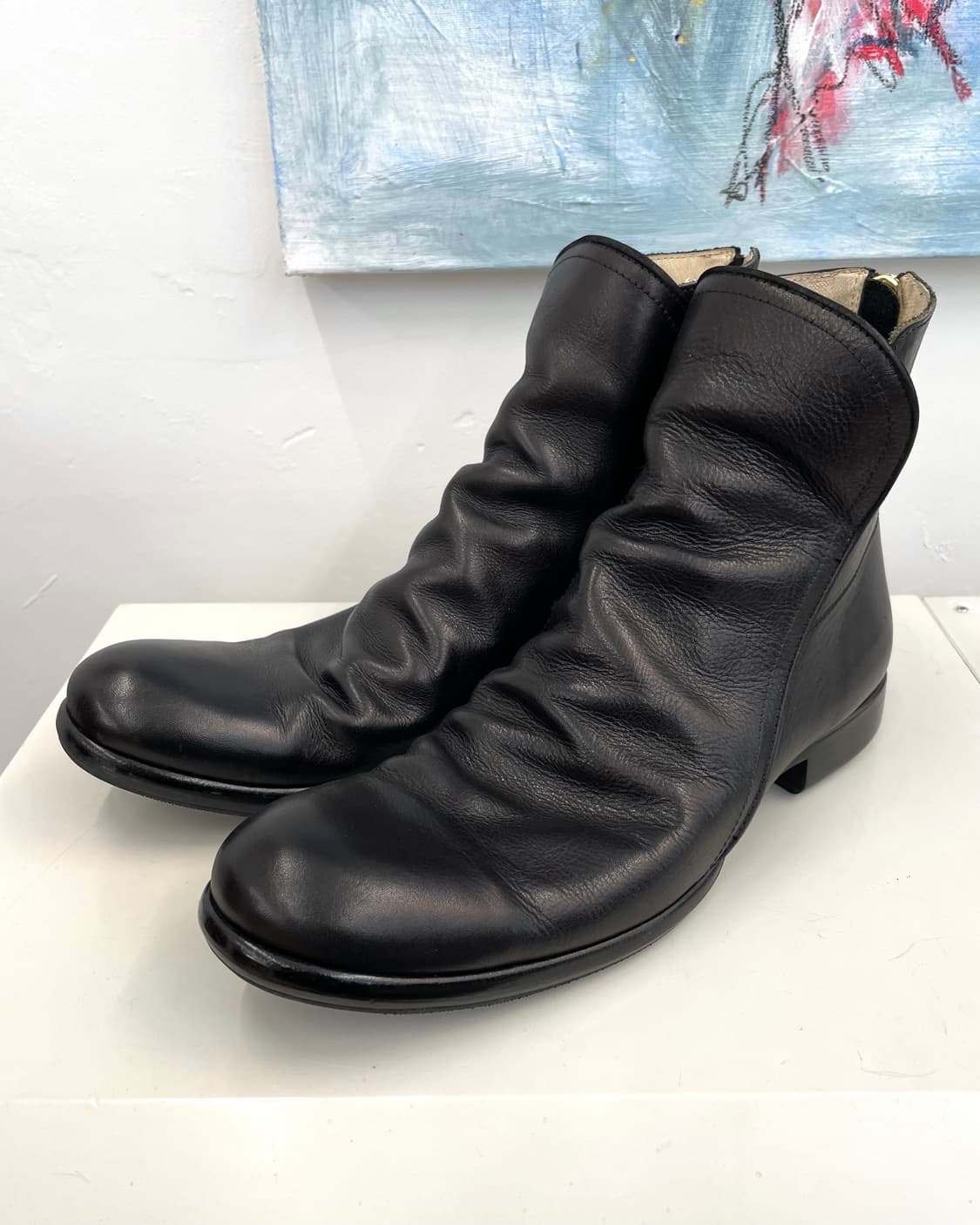 [260] nil admirari 닐아드미라리 드레이프 부츠 상품이미지1