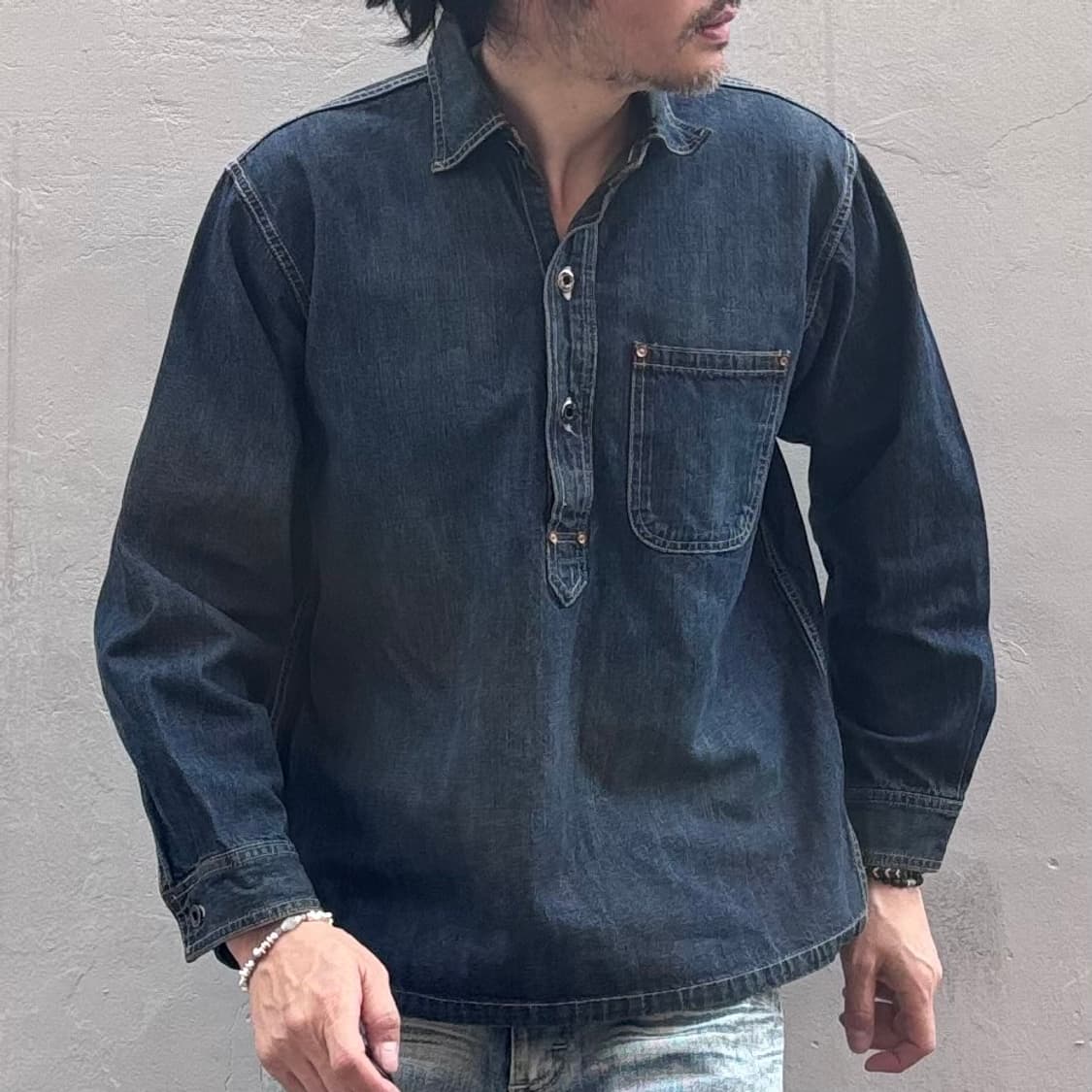 일본 슈가케인 풀오버 셔츠 상품이미지10