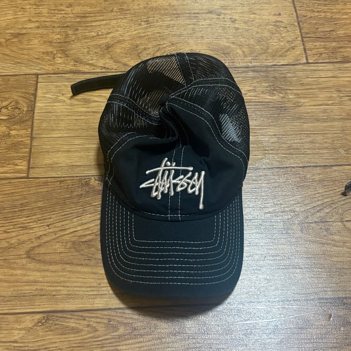 스투시 뉴에라 9Twenty 베이직 트러커 블랙 상품이미지2