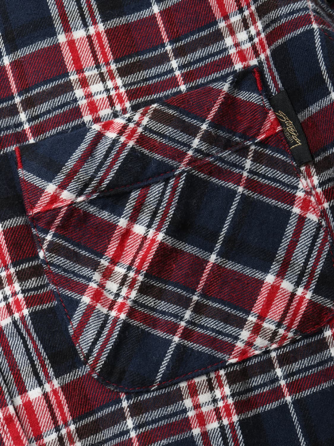 스투시 STUSSY Cut-Out Shoulder Plaid Shirt 상품이미지9