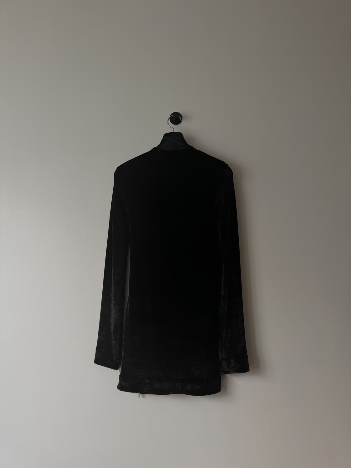 질샌더 블랙 벨벳 탑 상품이미지2