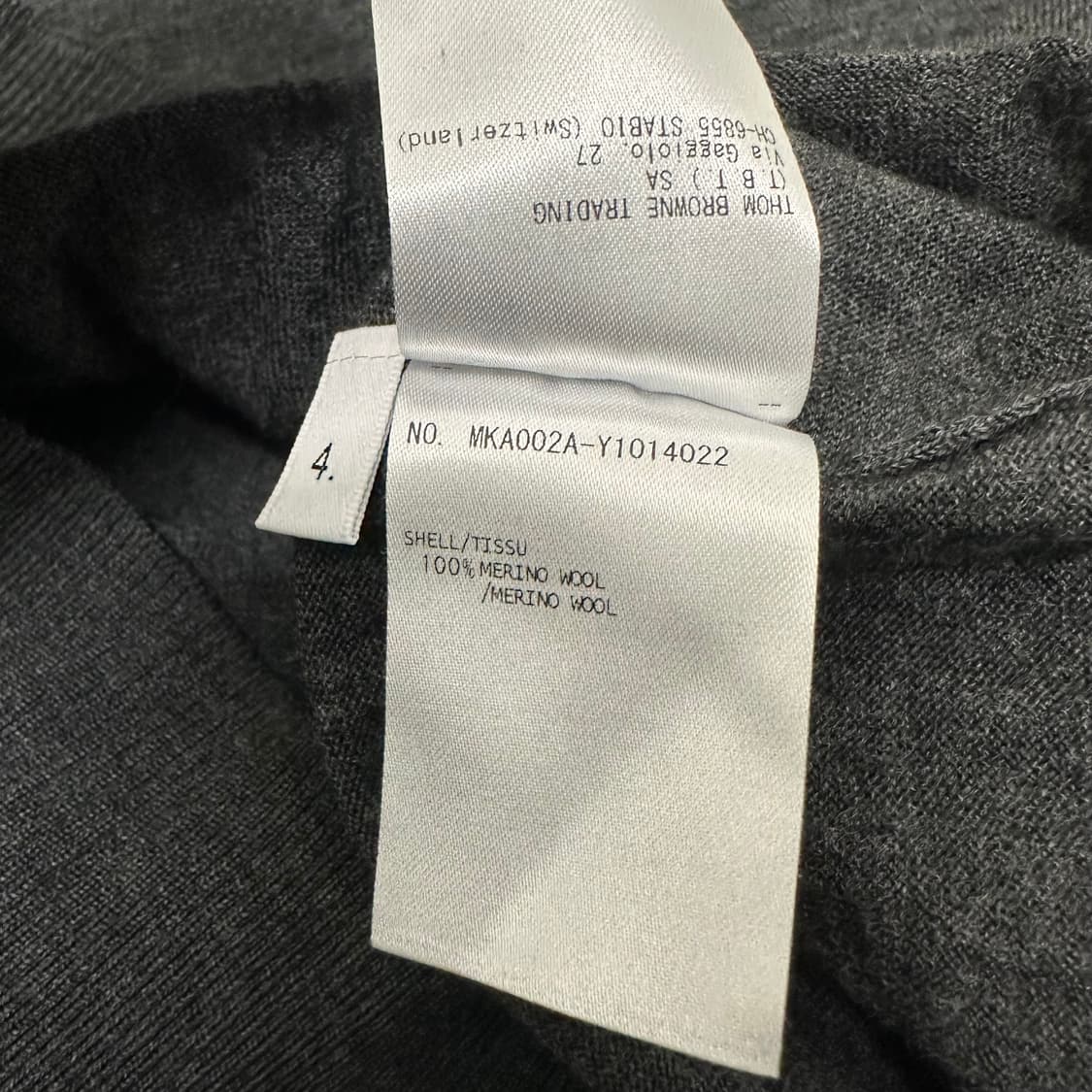 톰브라운 메리노 울 니트 사이즈 4 상품이미지9