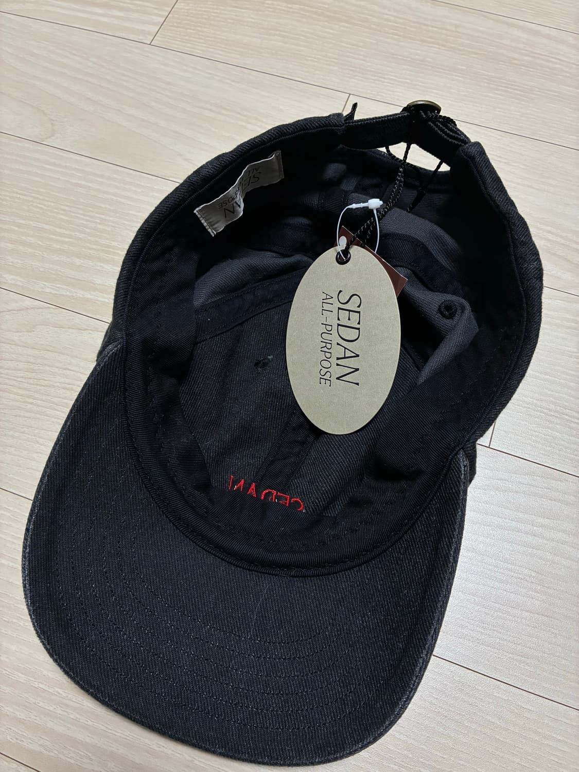 세단올퍼포즈 로고 빈티지 캡 판매 상품이미지3