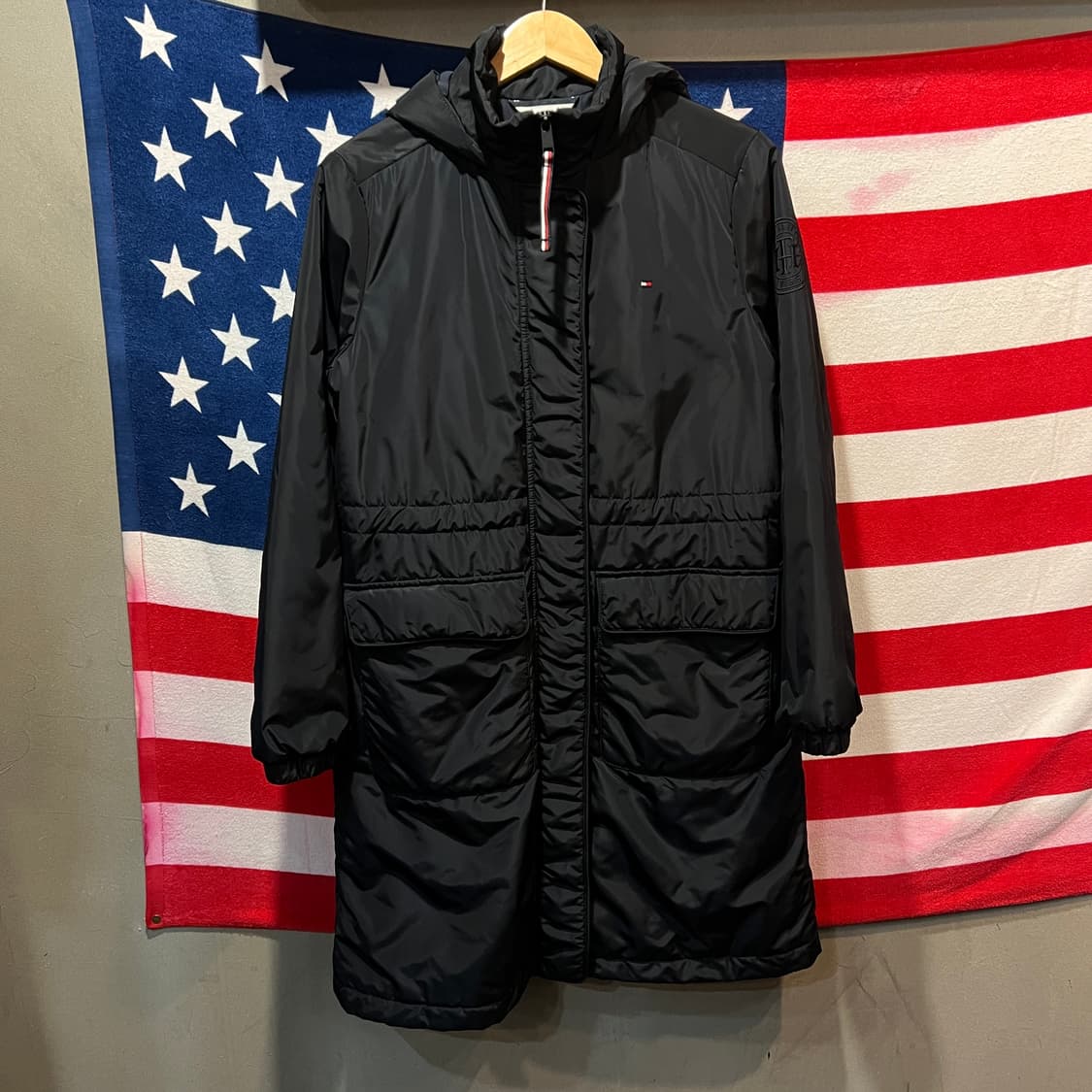 타미힐피거 후드 롱패딩 상품이미지1