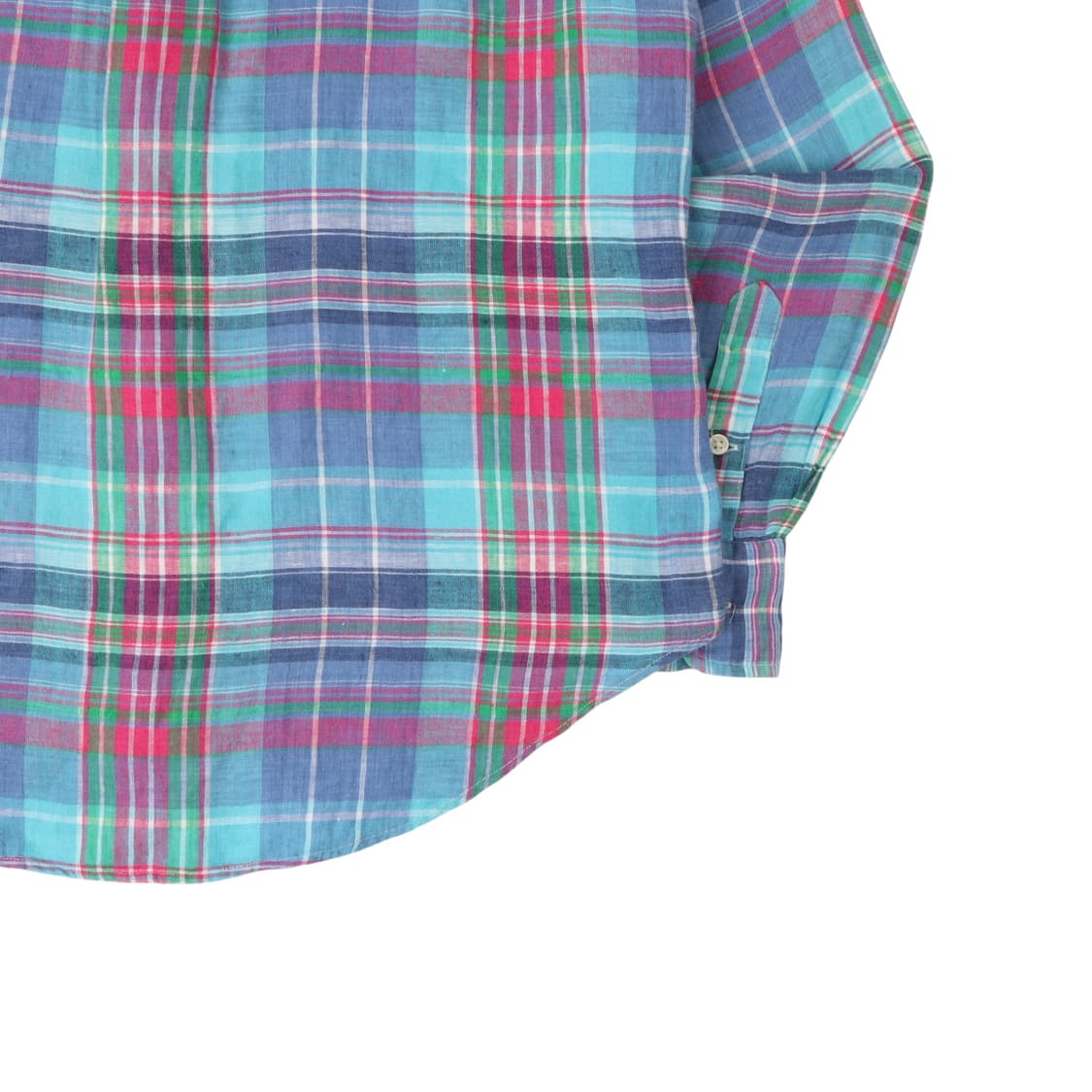 폴로 랄프로렌 린넨 마드라스 체크 셔츠 상품이미지7