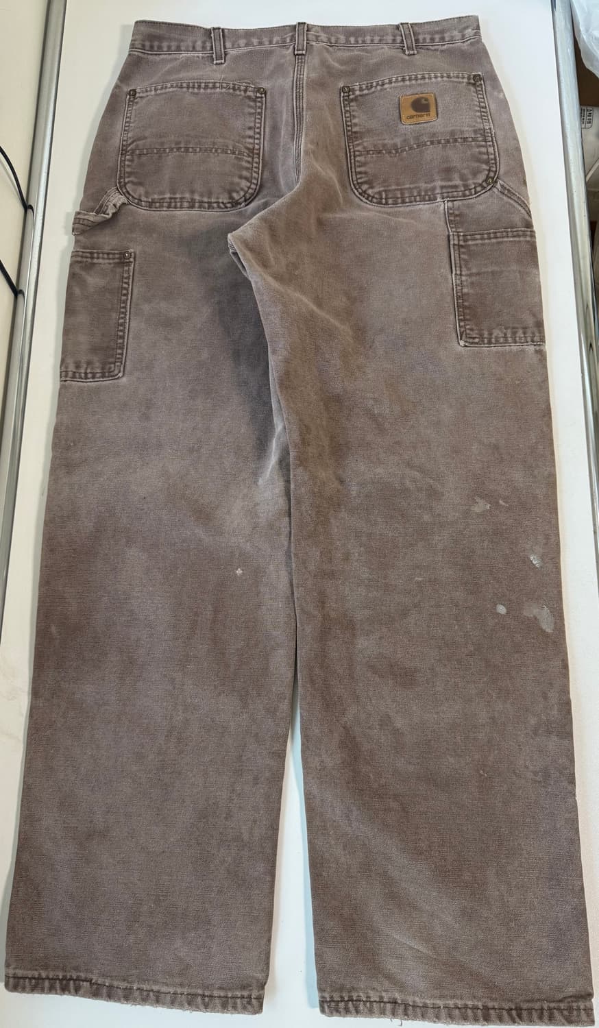 빈티지 칼하트 더블니 팬츠 브라운 상품이미지2