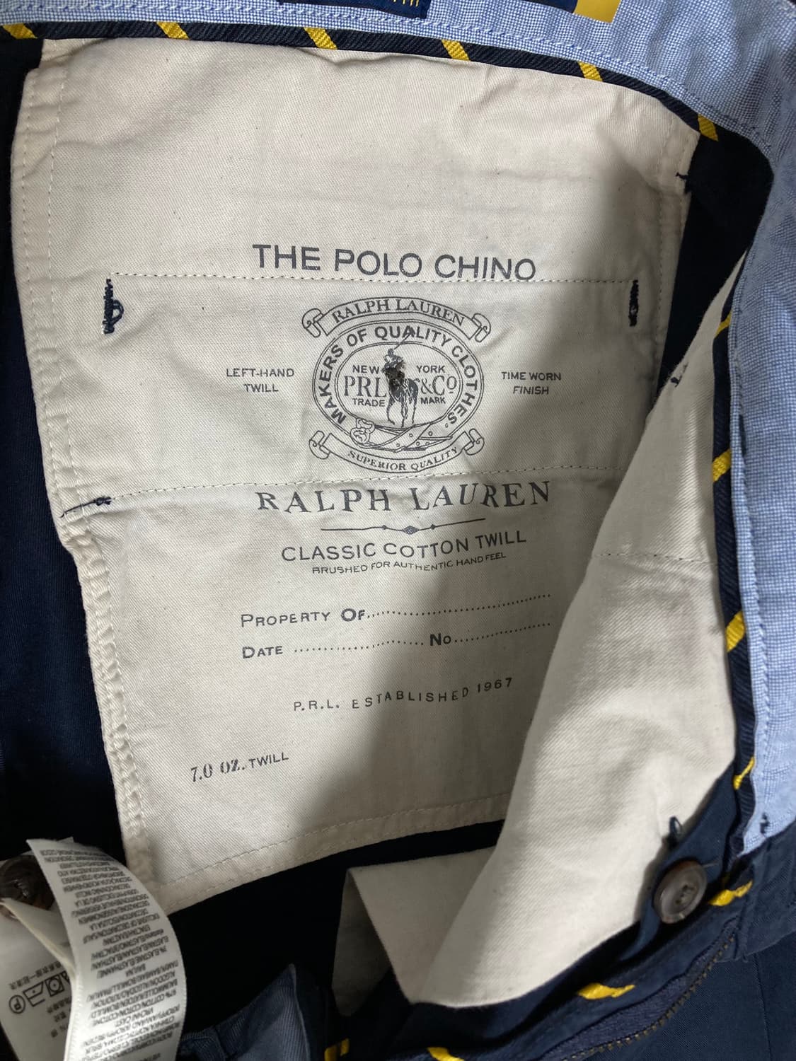 폴로 네이비 치노팬츠 34 판매 상품이미지8