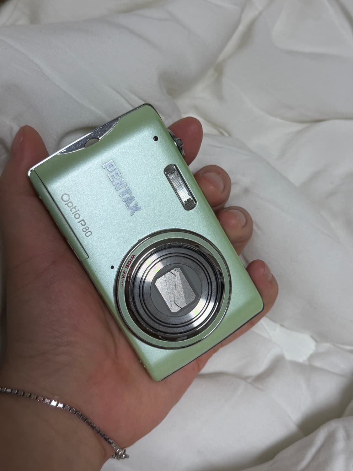 펜탁스 옵티오 p80 멜론맛 디카 카메라 🍈🤍🫧✨ 상품이미지6