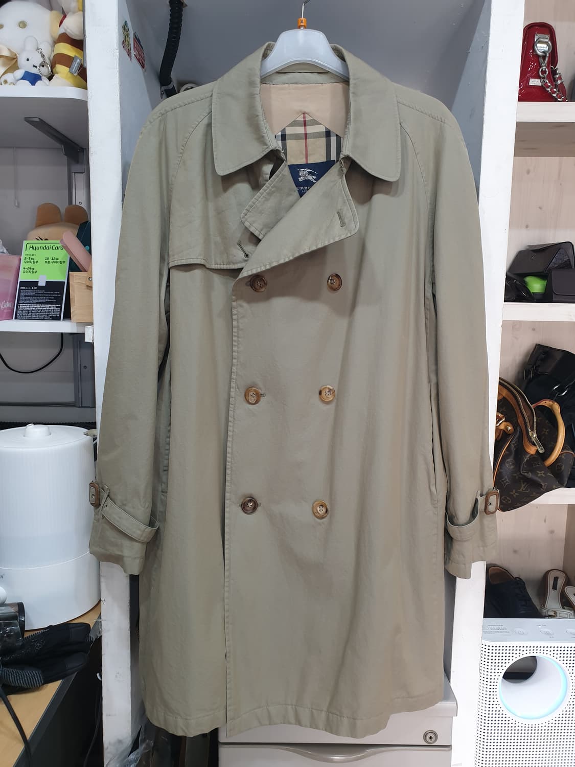 빈티지 버버리 트렌치 코트 44레귤러 상품이미지1