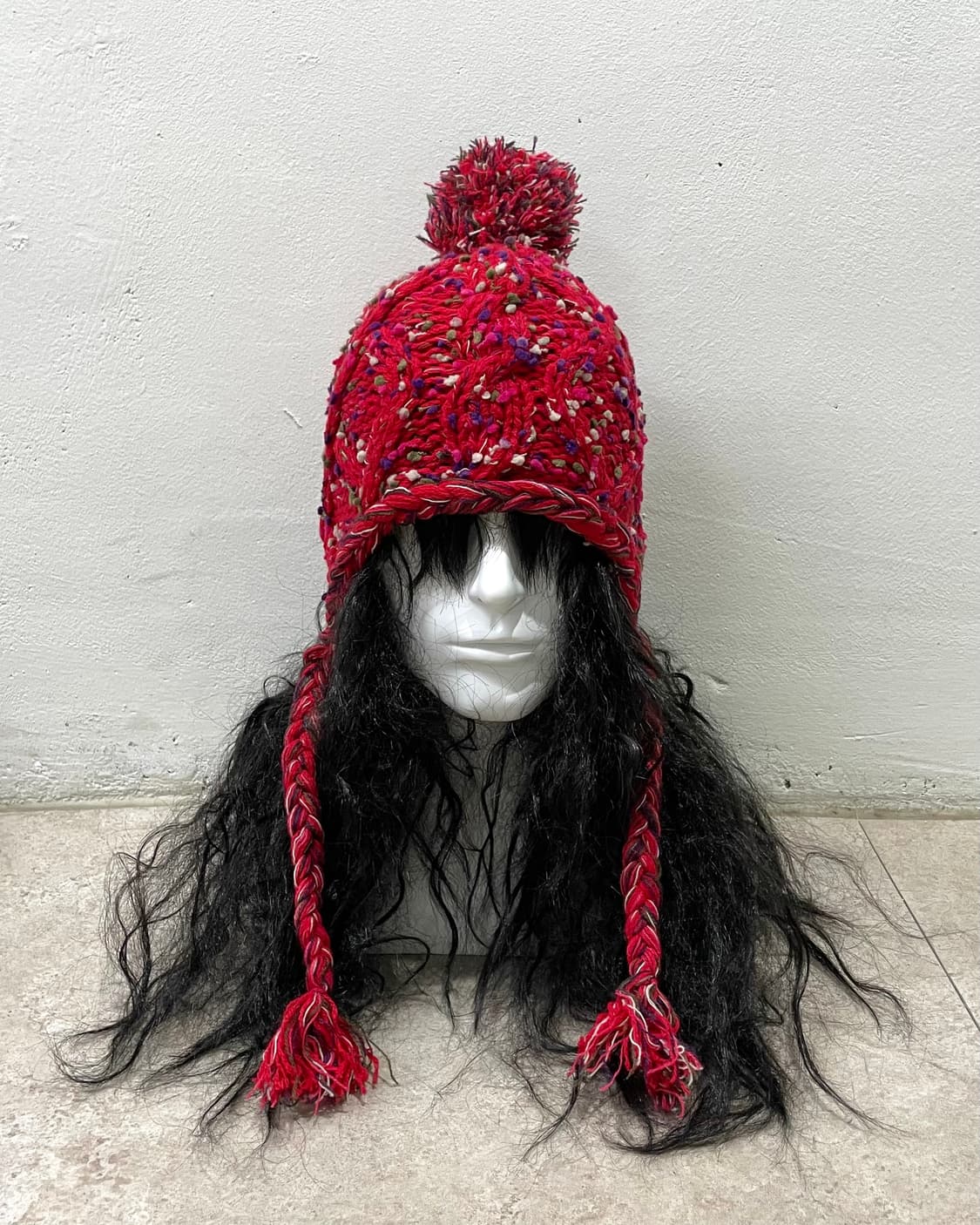 Strawberry knit earflap 상품이미지2