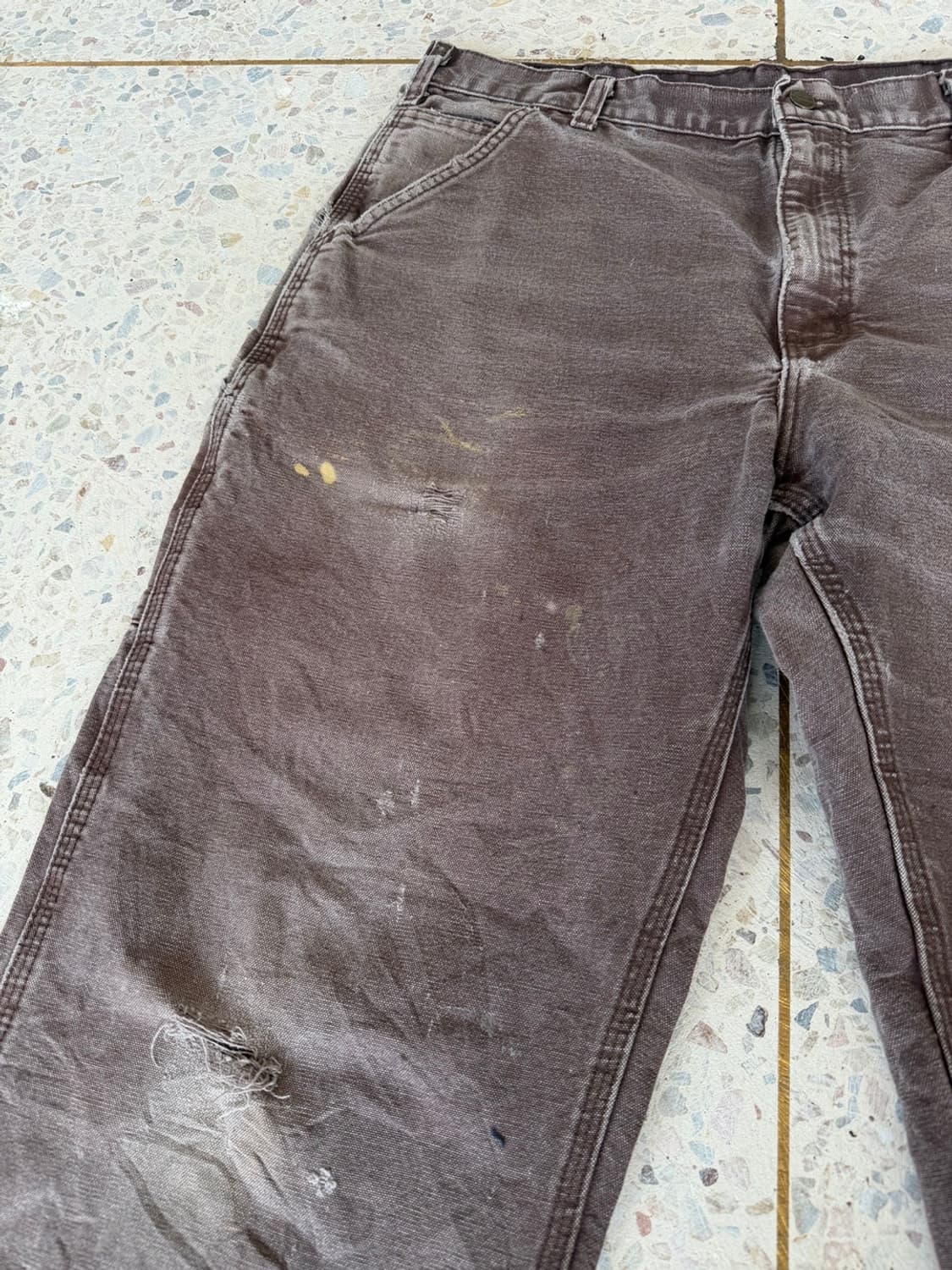 칼하트 카펜터 워크팬츠 브라운 상품이미지5