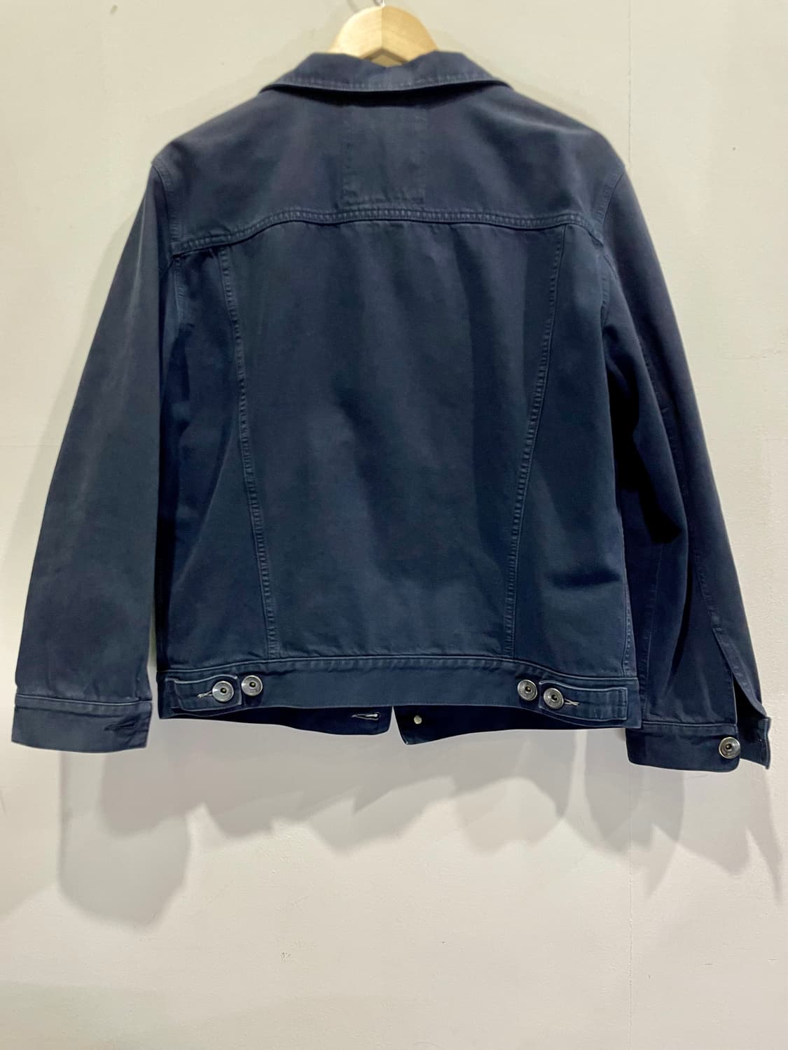 브루넬로 쿠치넬리 남성 블루 트러커 자켓 50 정품 상품이미지2