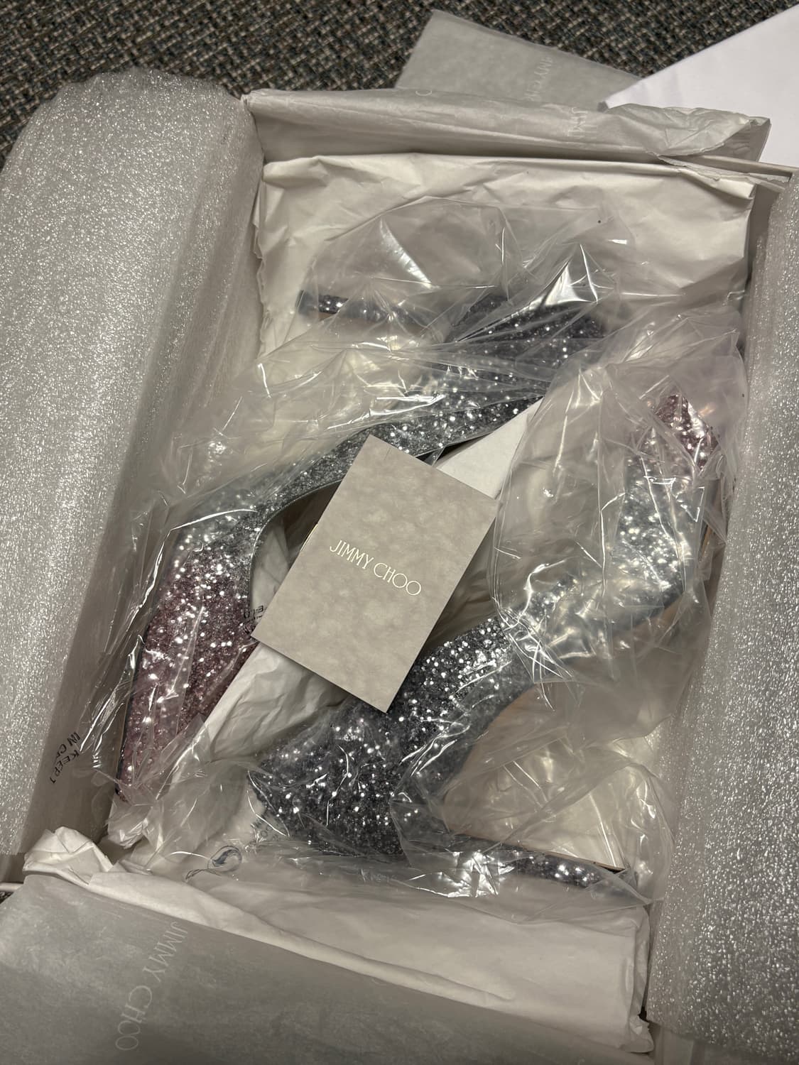 웨딩슈즈 지미추 로미 85 글리터 펌프스 38.5 상품이미지6