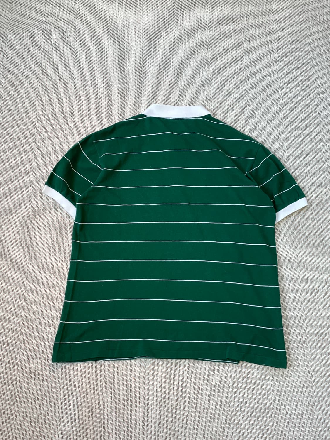 라코스테 그린 스트라이프 카라 반팔티 J03343 상품이미지6