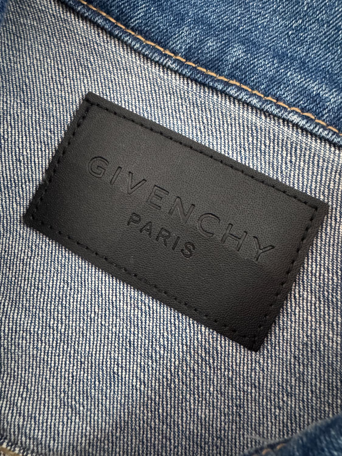 여성 지방시 커스텀 빈티지 데님 청자켓 s 상품이미지6