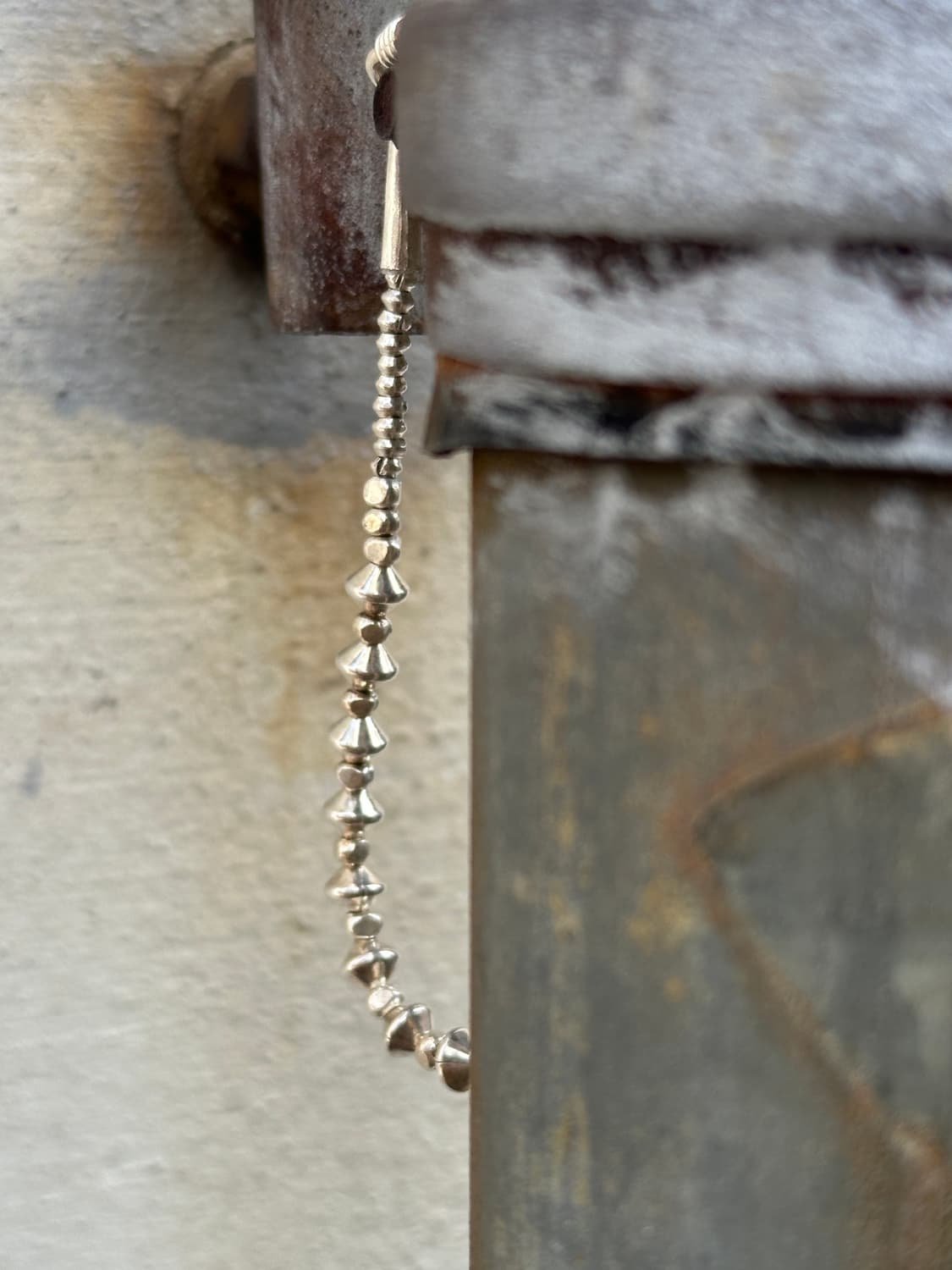 Bicone Saucer Bead Chain Karen Silver Br 상품이미지3
