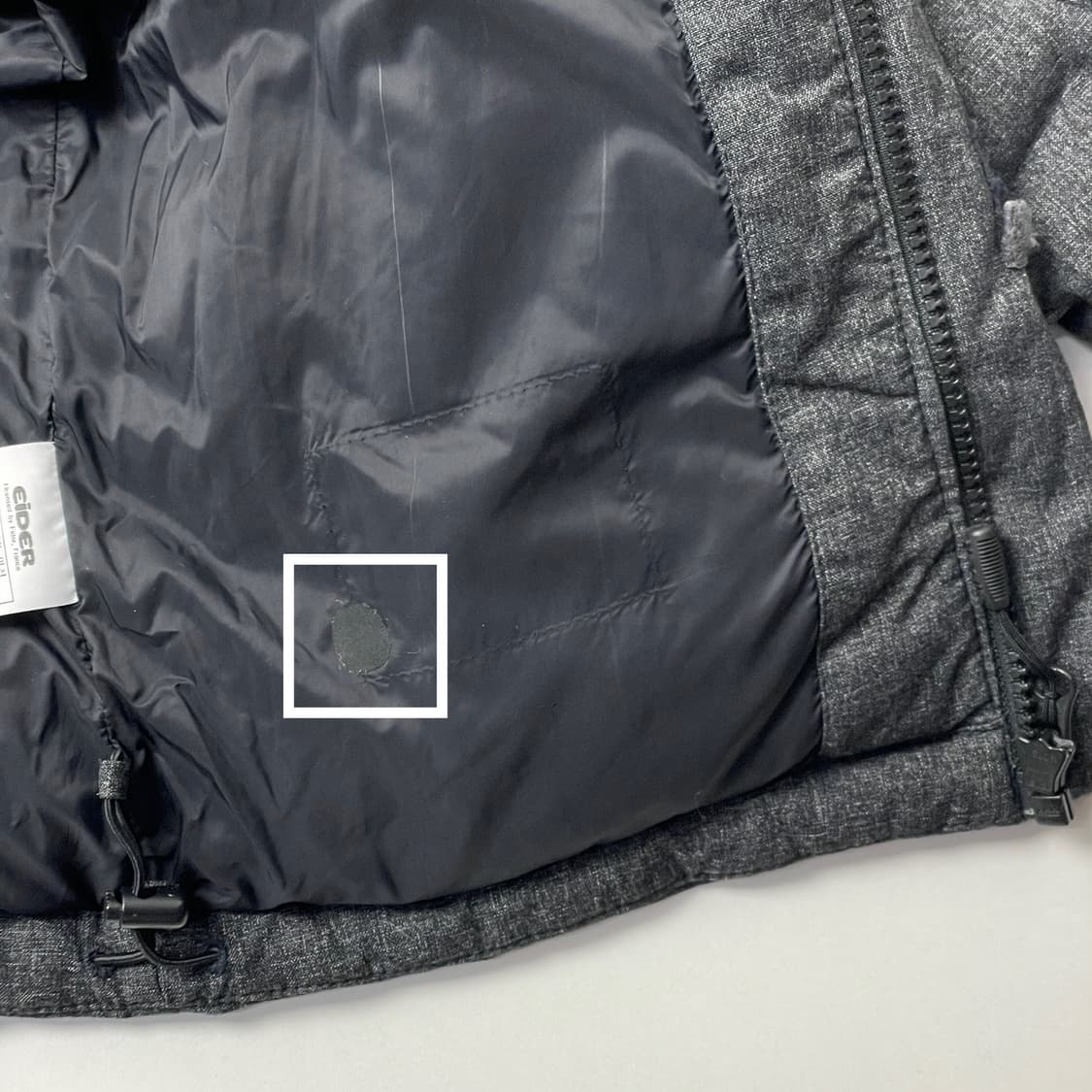 [택포] 아이더 베이비 키즈 패딩 그레이 110 상품이미지6