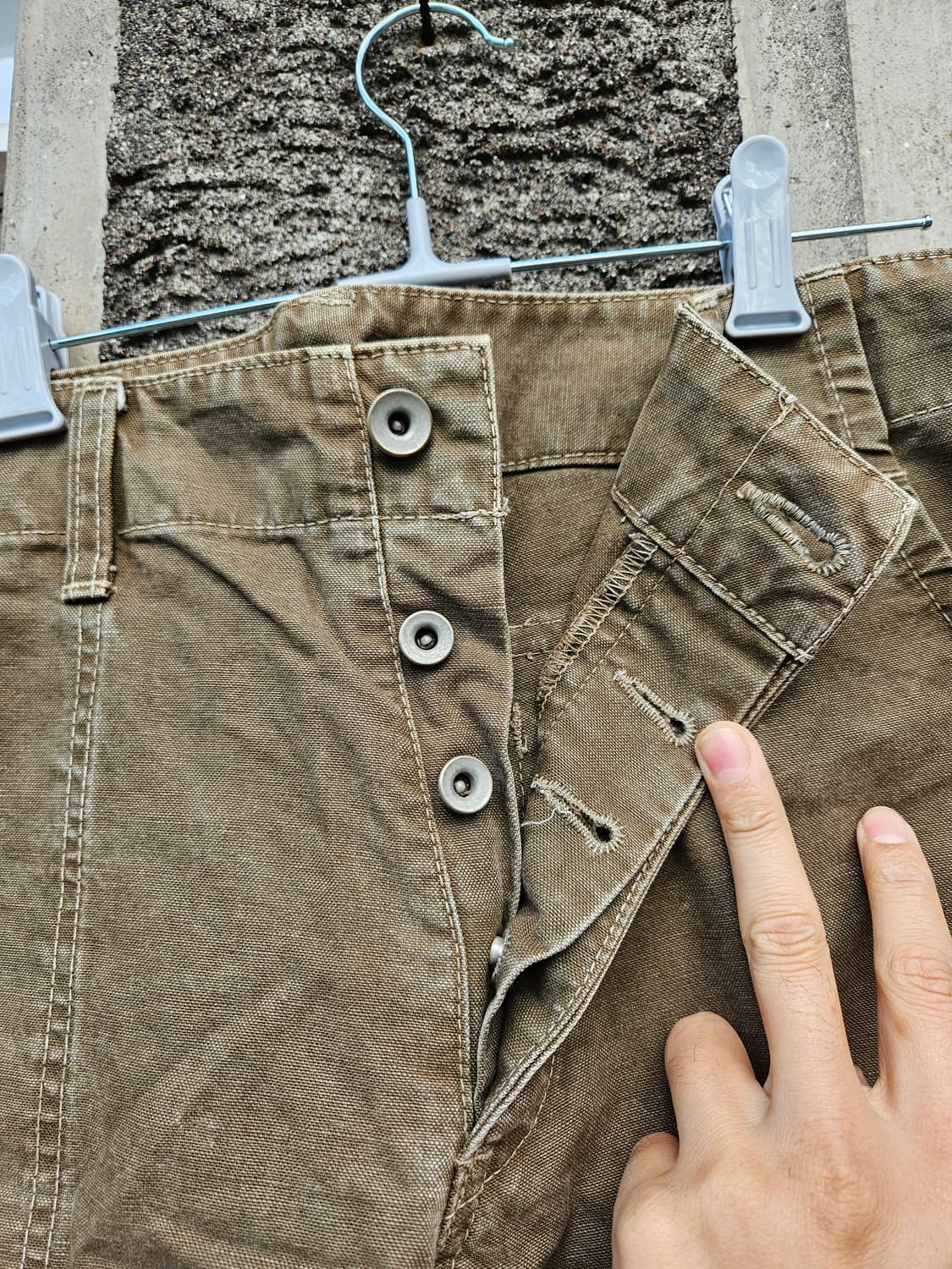 존 불 카키 퍼티그 데님 팬츠 (32) 상품이미지3