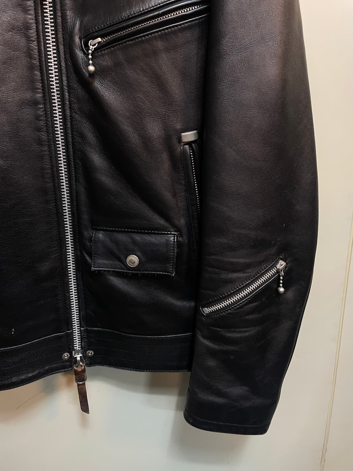 디아프바인 소가죽 자켓 상품이미지4