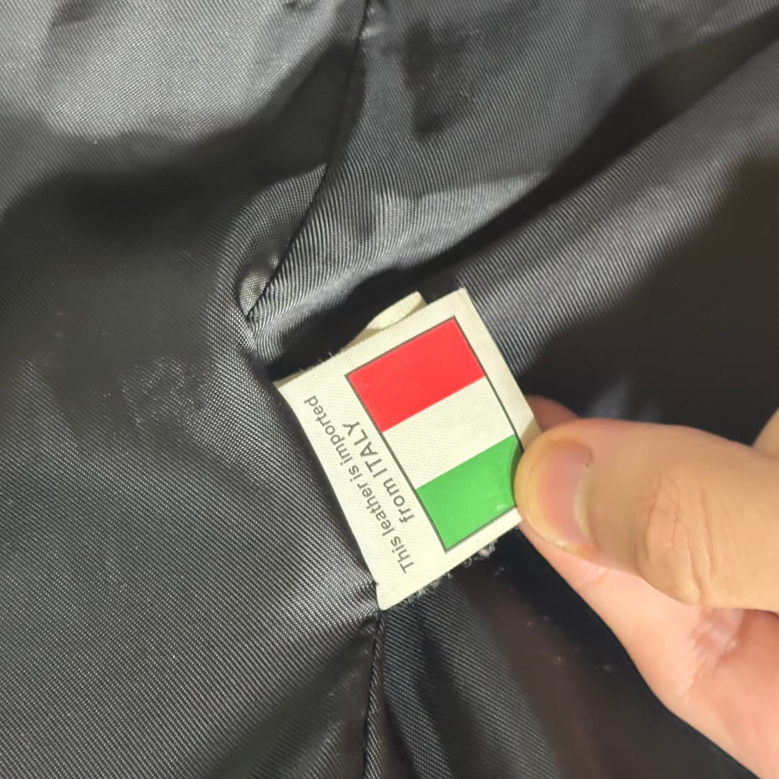 램스킨 레더 가죽 자켓 착샷 포함 상품이미지3