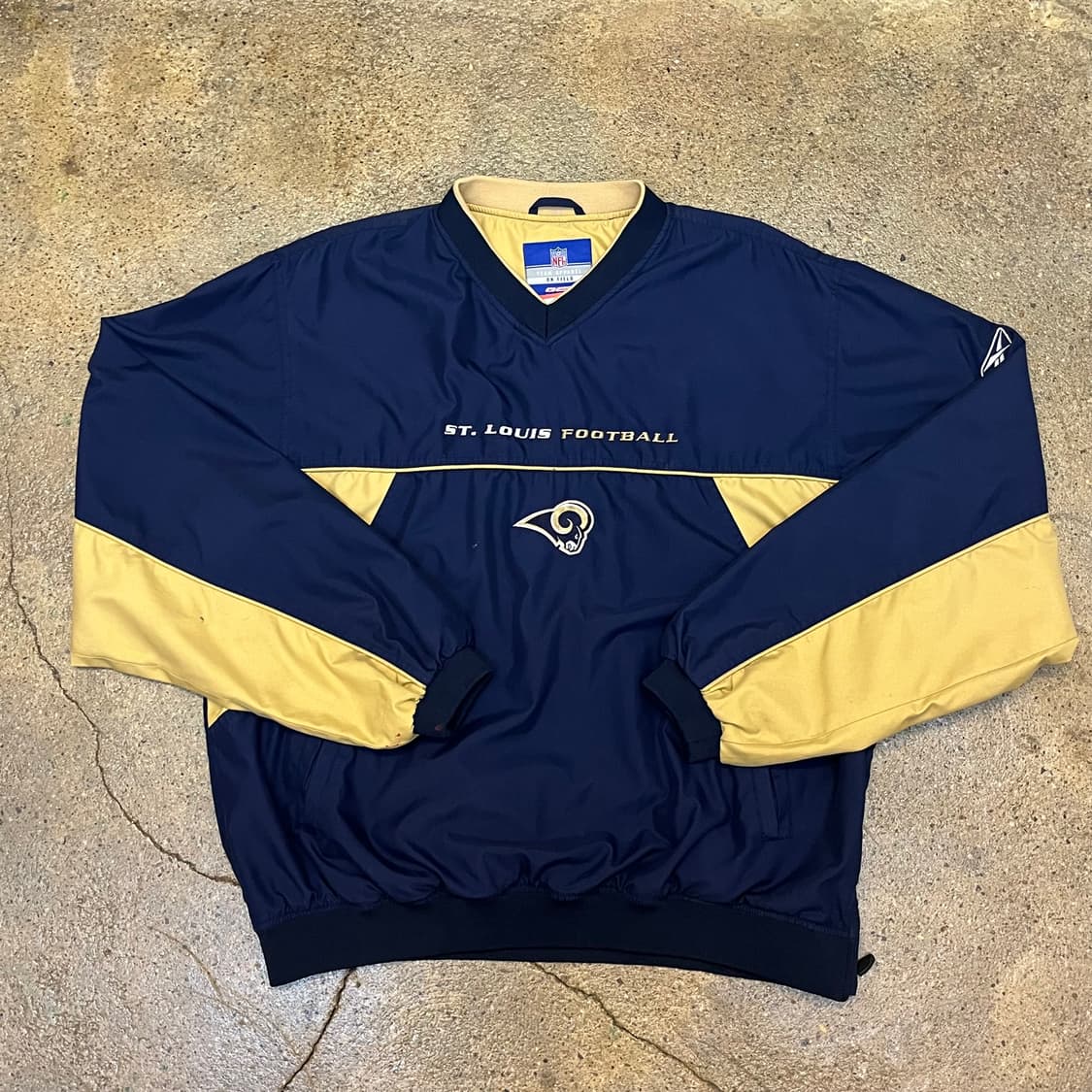 미국 빈티지 NFL 풋볼 풀오버 바람막이 상품이미지3