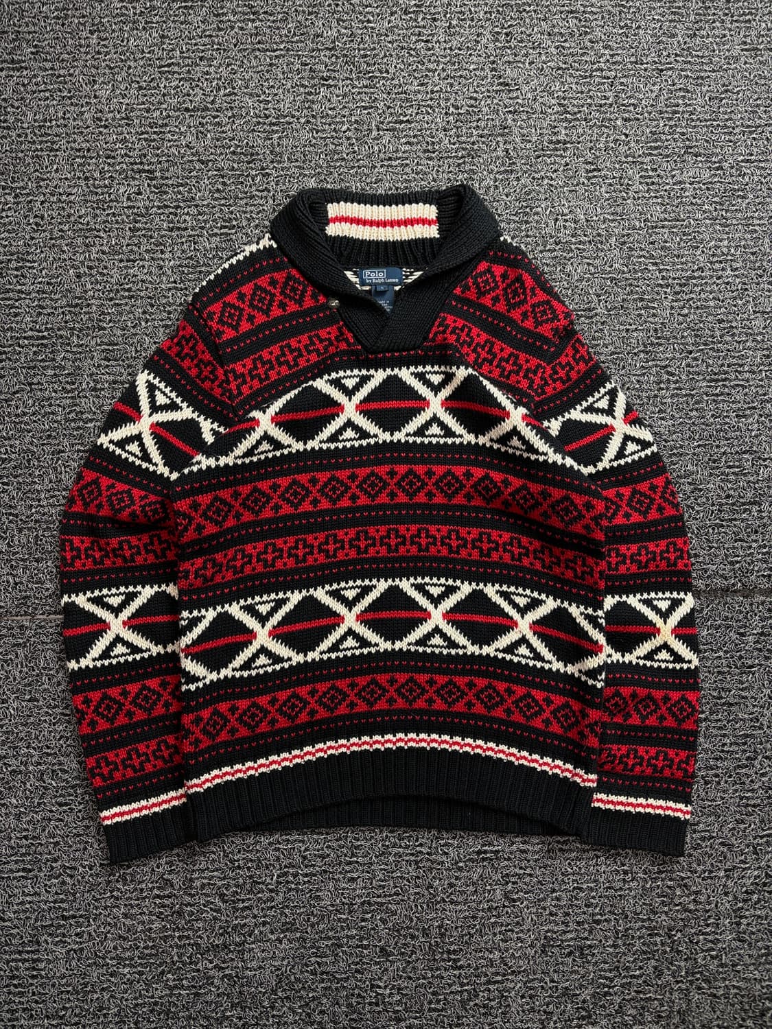 폴로 랄프로렌 아메타지 아즈텍 숄카라 패턴 스웨터 2041 상품이미지2