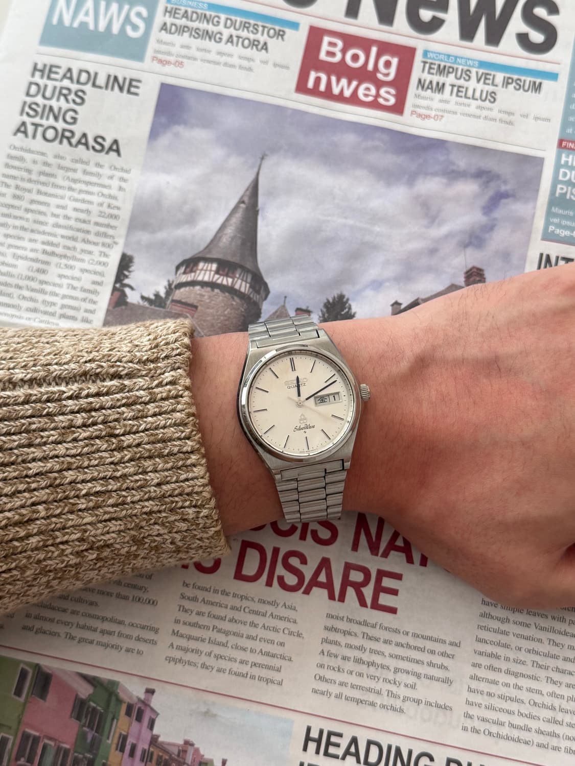 Seiko 세이코 SilverWave Quartz Day-Date 상품이미지6
