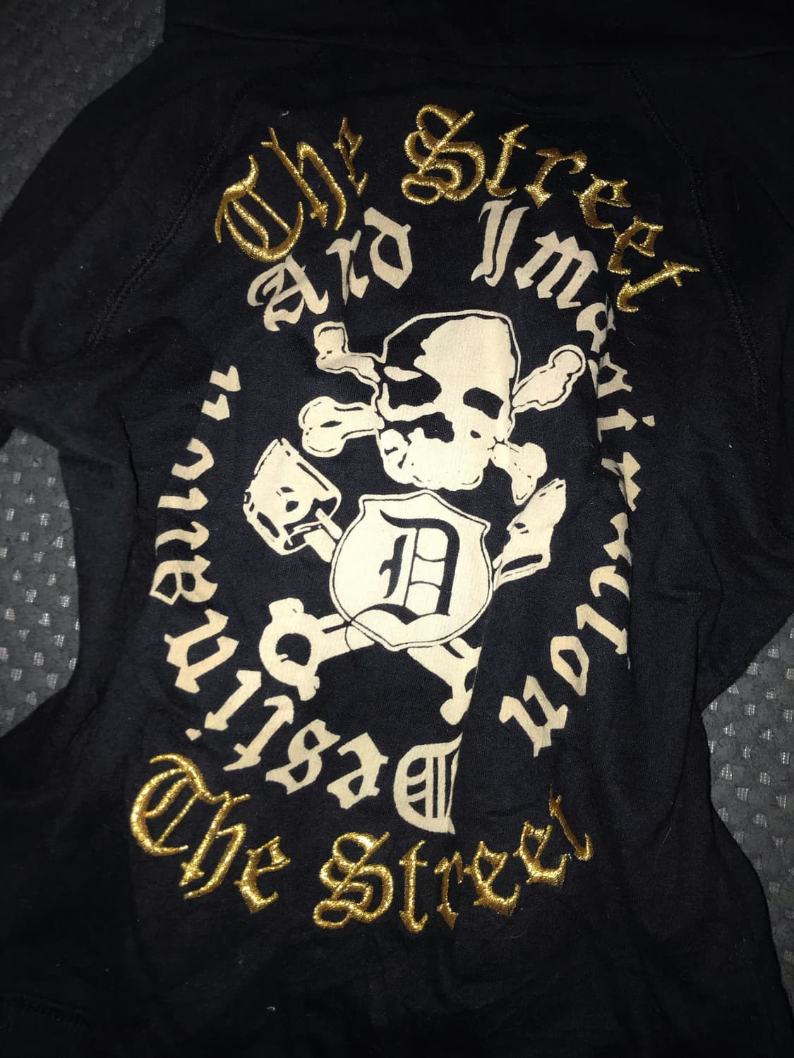 [d.i.a] Gold Skull Zip Hoodie 상품이미지5