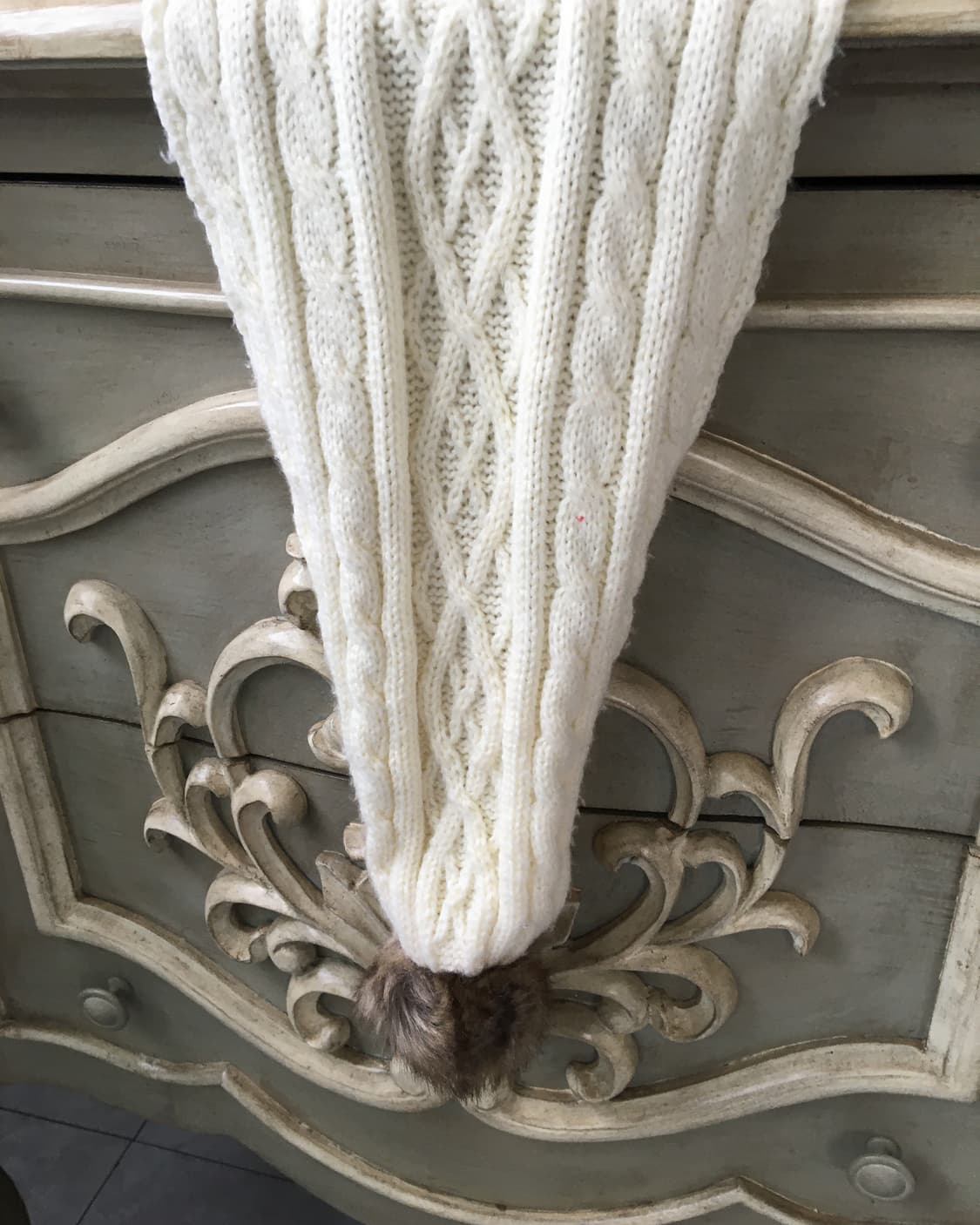  pom pom cable pattern muffler 상품이미지3