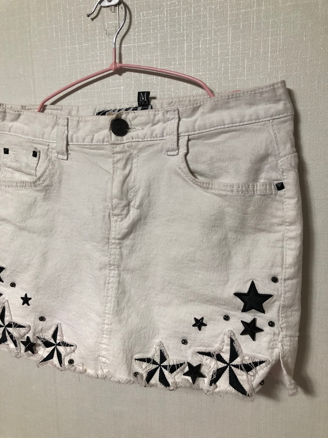White Star Denim Mini Skirt 상품이미지2