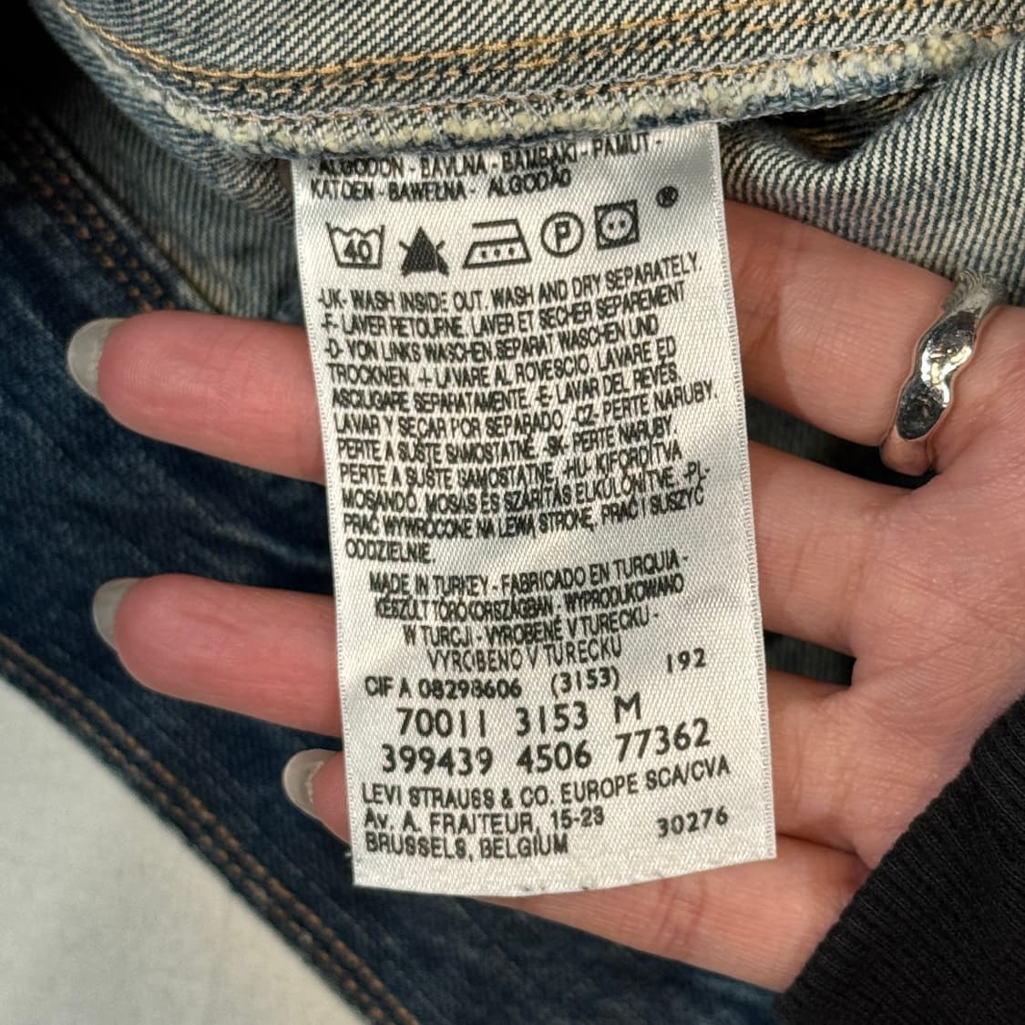 M) 리바이스 엔지니어드 데님 청 자켓 상품이미지8