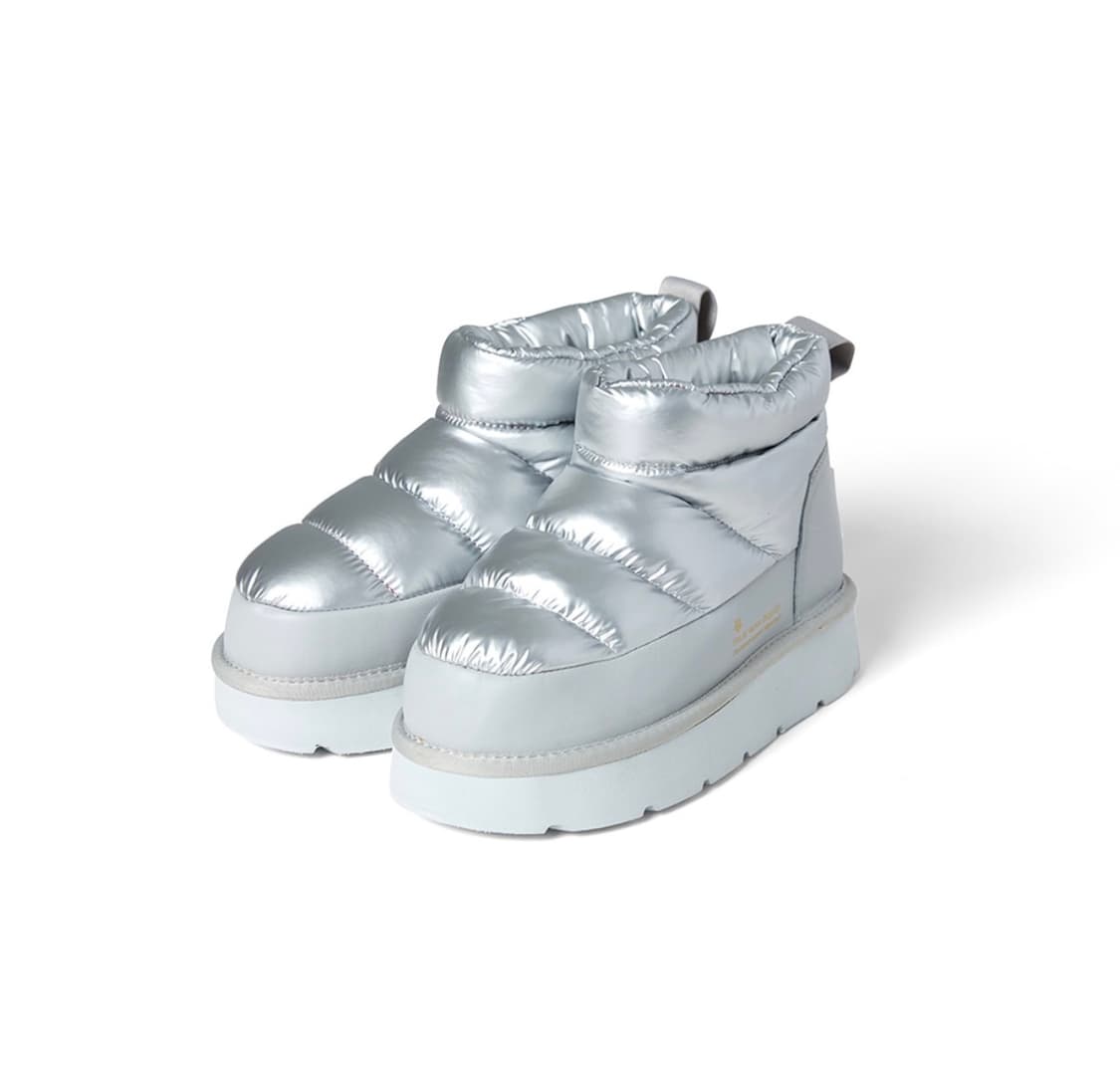 마르디메크르디 레폼프 하이버 패딩 미니 부츠 실버 상품이미지1