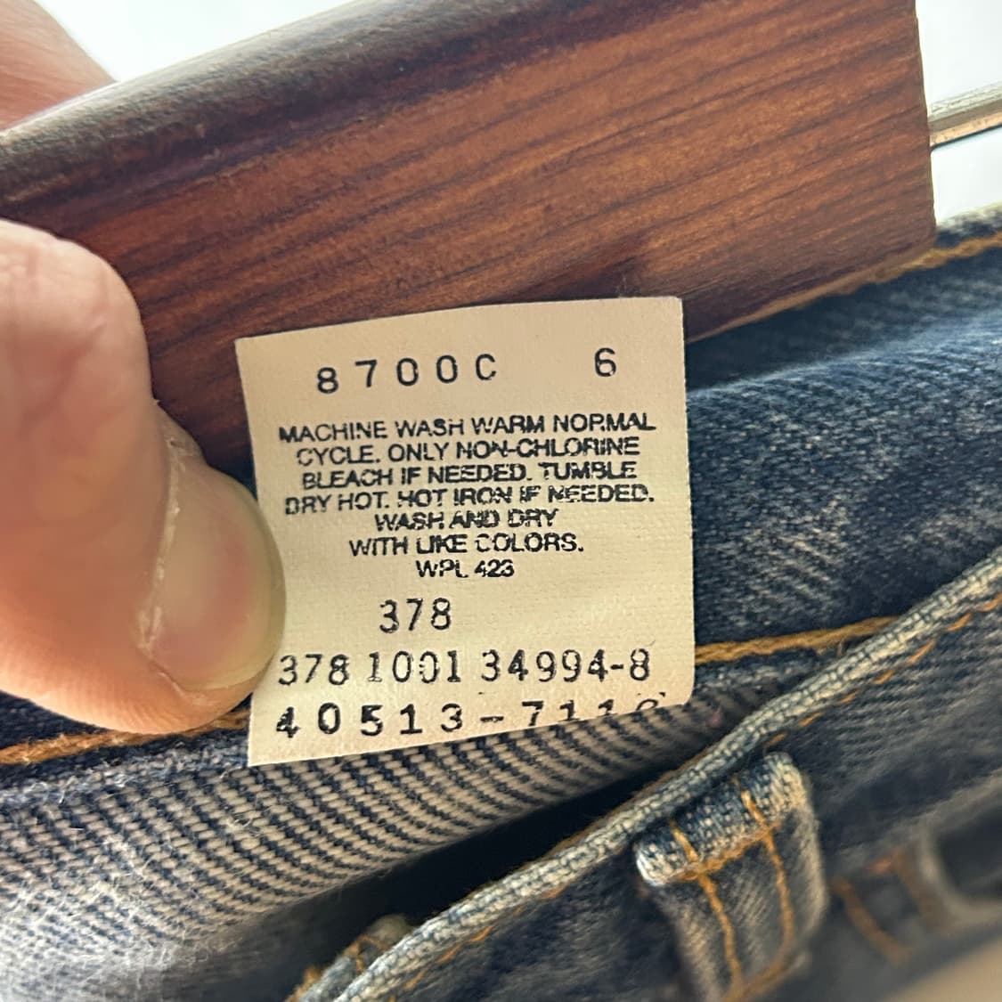 [Levi's] 00s 리바이스 517 부츠컷 워시드 데님팬츠 상품이미지7