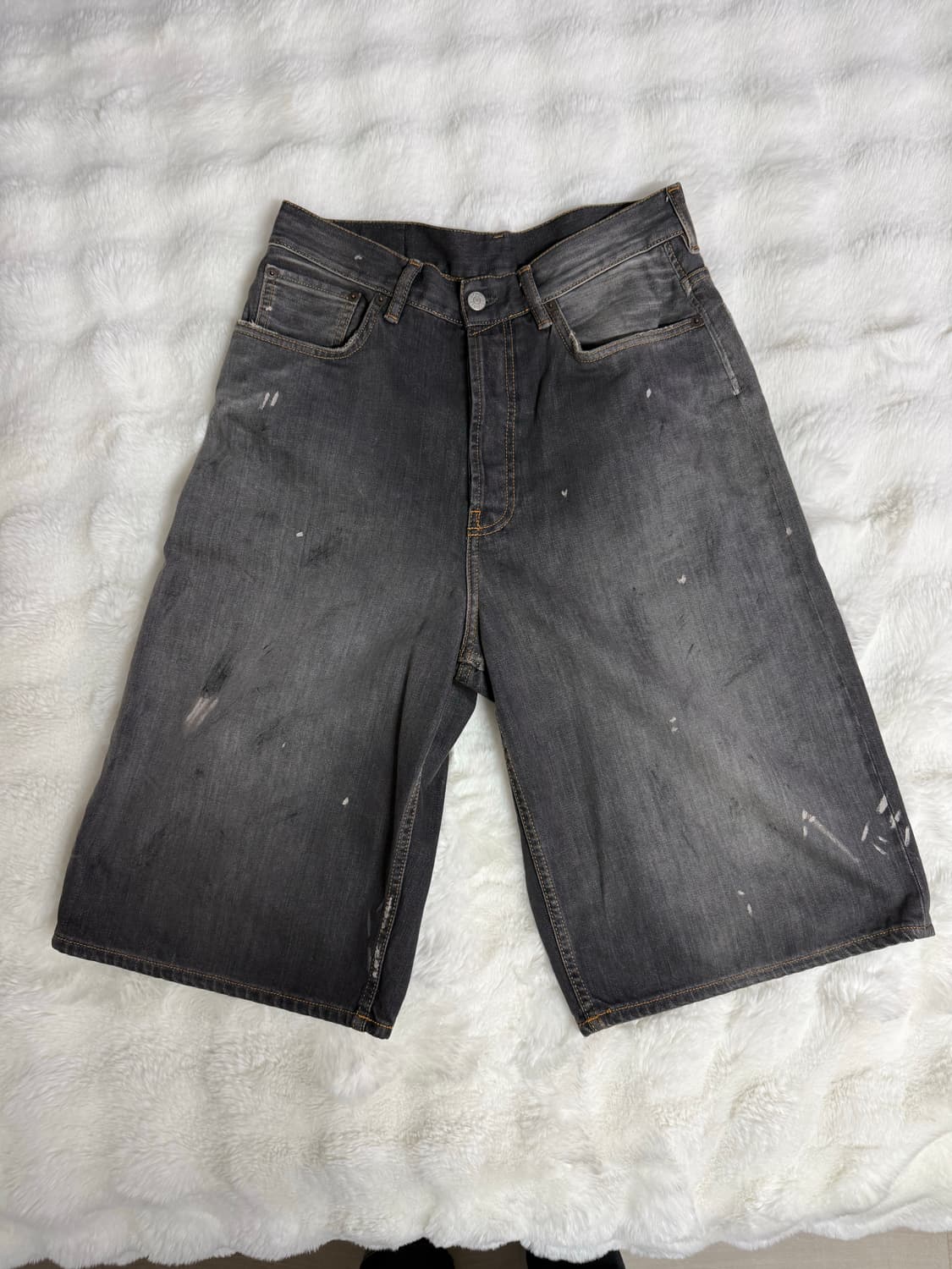 [48] 아크네스튜디오 쇼츠 흑청 상품이미지3