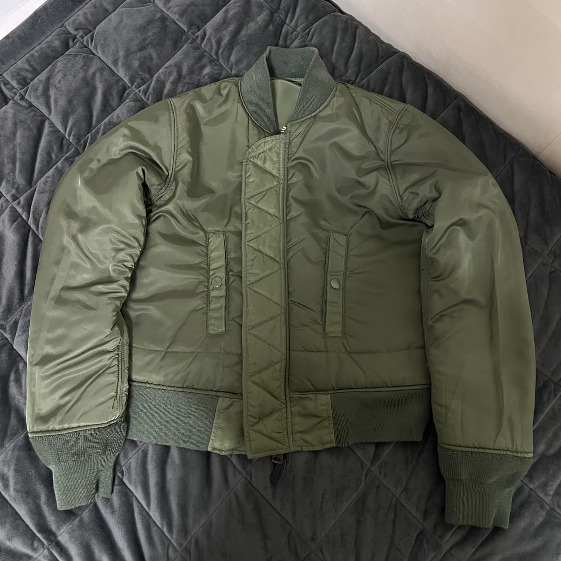 알파인더스트리 MA-1 카키 상품이미지6