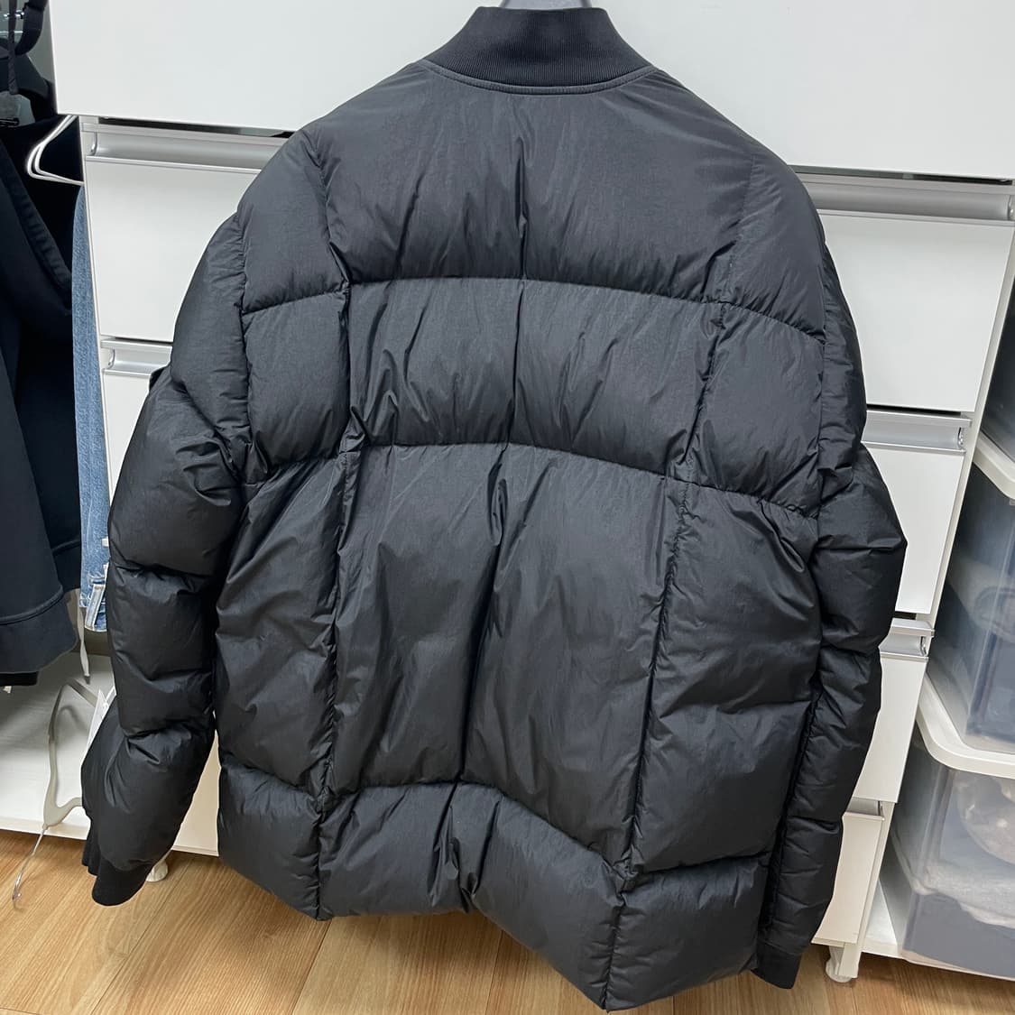 스톤아일랜드 크링클랩스 다운패딩 XL 블랙 상품이미지2