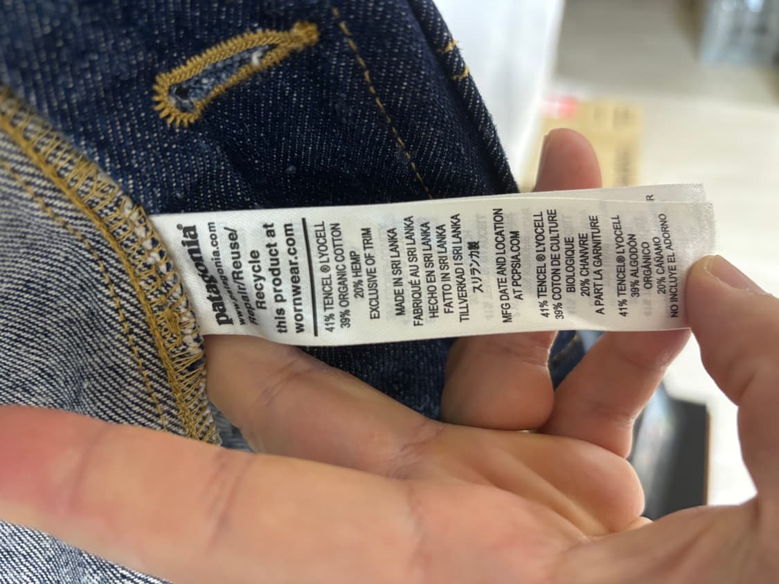 파타고니아 햄프 데님 초어 자켓 상품이미지3